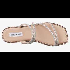 Steve Madden Rhinestone Sandals Size 8 NEVER WORN